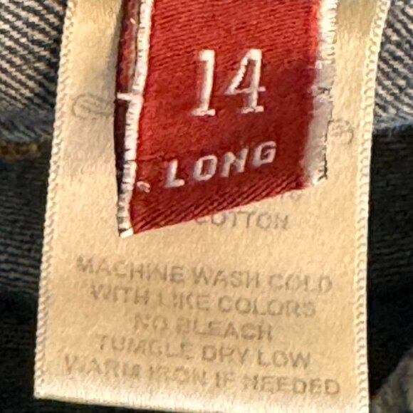 Stetson Womens Classic Bootcut Jeans No.816 Size 14 Long Distressed Denim - Picture 5 of 16